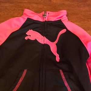 Girls Puma Sweat Suit